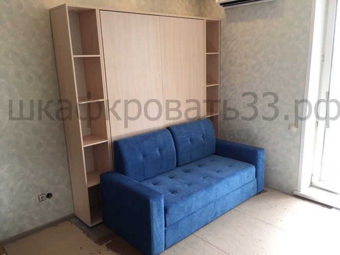 Шкаф-кровать трансформер с диваном 3 в 1 в Москве